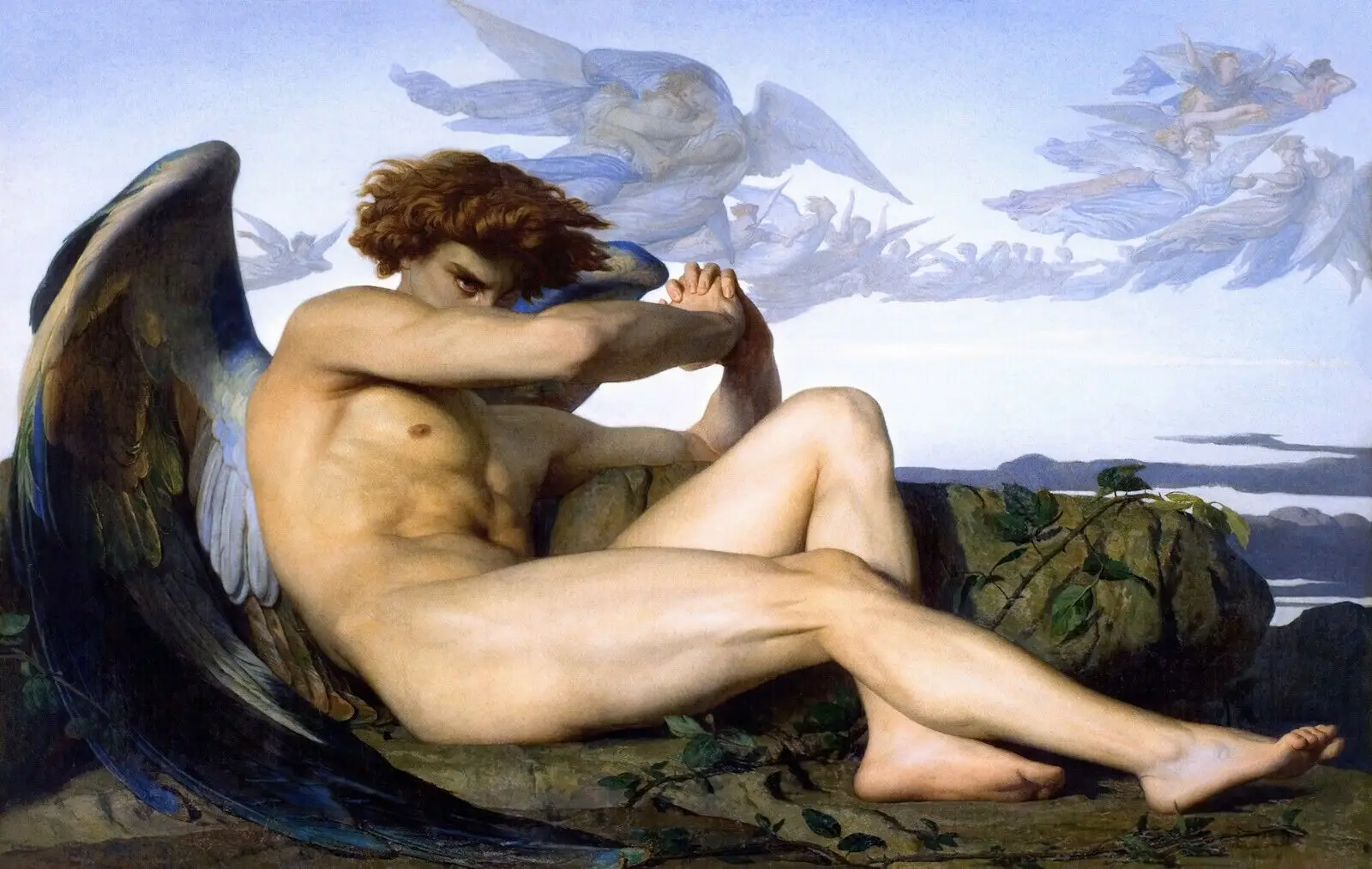 

Картина на холсте «павший ангел», 1847