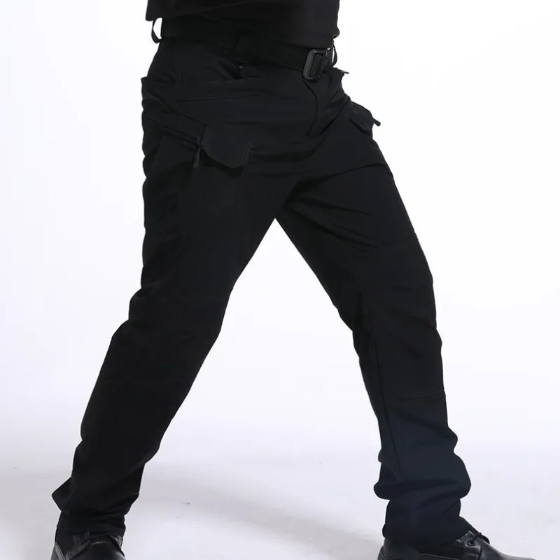 

Spot Lattice Scratch-proof Waterproof Mountaineering Charge Outdoor Cycling Sports Work Pants Men