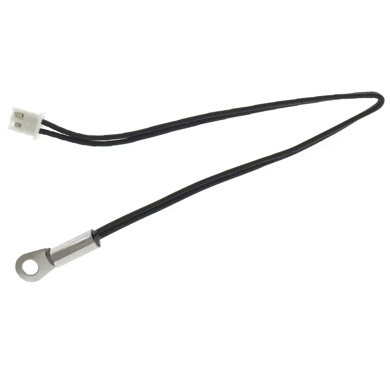 10PCS M4 NTC Thermistor 10K B3470  Surface Fixed Temperature Probe  Sensor 26AWG 10CM XH2.54- 2P  Plug