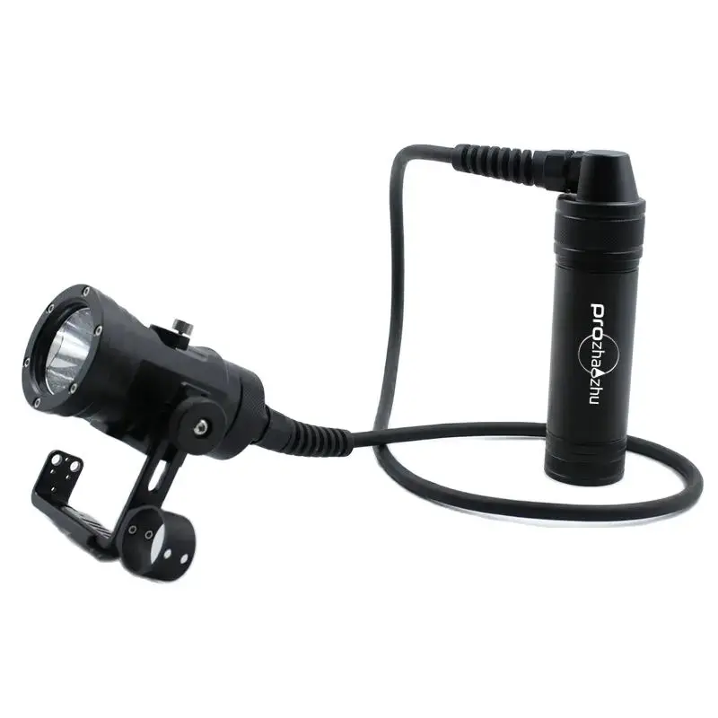 SBT90 Underwater Dive Light 6000 Lumen Long Range IPX8 200M Aluminum Alloy Canister LED Dive Lamp