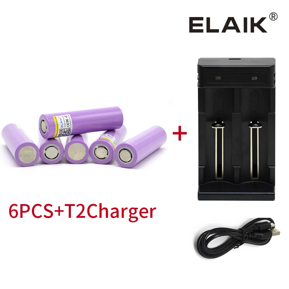 18650 1500 mah power lithium battery 3.7 V strong light flashlight rechargeable battery+with charger