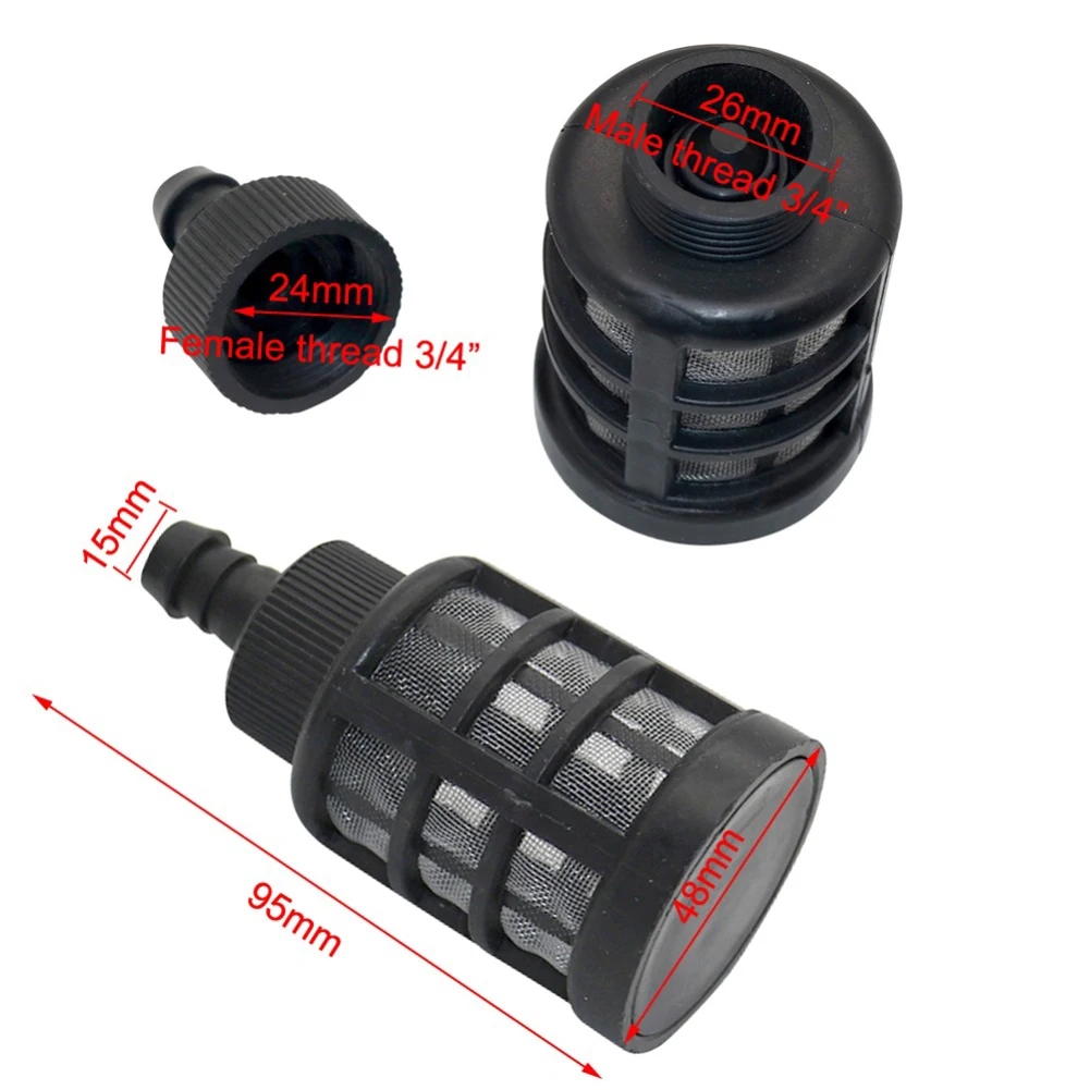 Hose Filter Car Wash Garden Irrigation Fertilization Filter Sprayer Pump Filter Mesh Filter Stainless Steel Mesh Filter