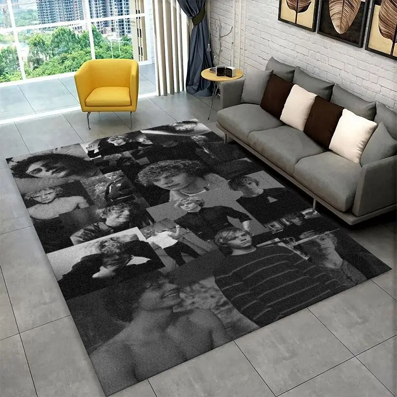 3D Evan Peters star Carpet Rug for Playroom Bedroom Living Room Sofa Home Decor,kid Game Area Rug Non-slip Floor Mat gift