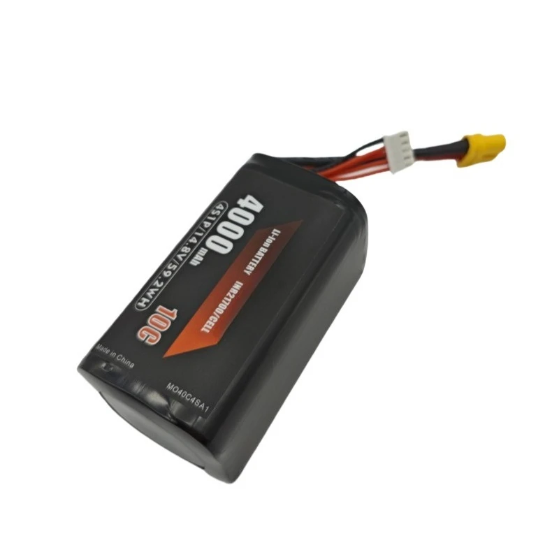 21700 4000mAh 14.8V 4S1P 10C Power Cylindrical High-rate Unmanned Aerial Vehicle (UAV) FPV Model Aircraft Battery