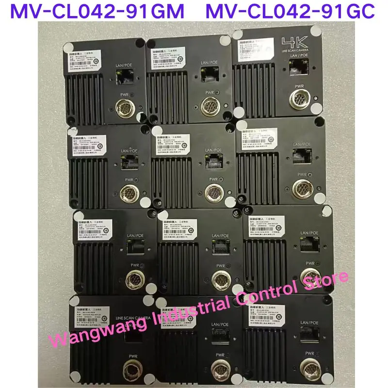 Second-hand test OK , Robot line scanning camera MV-CL042-91GM, MV-CL042-91GC