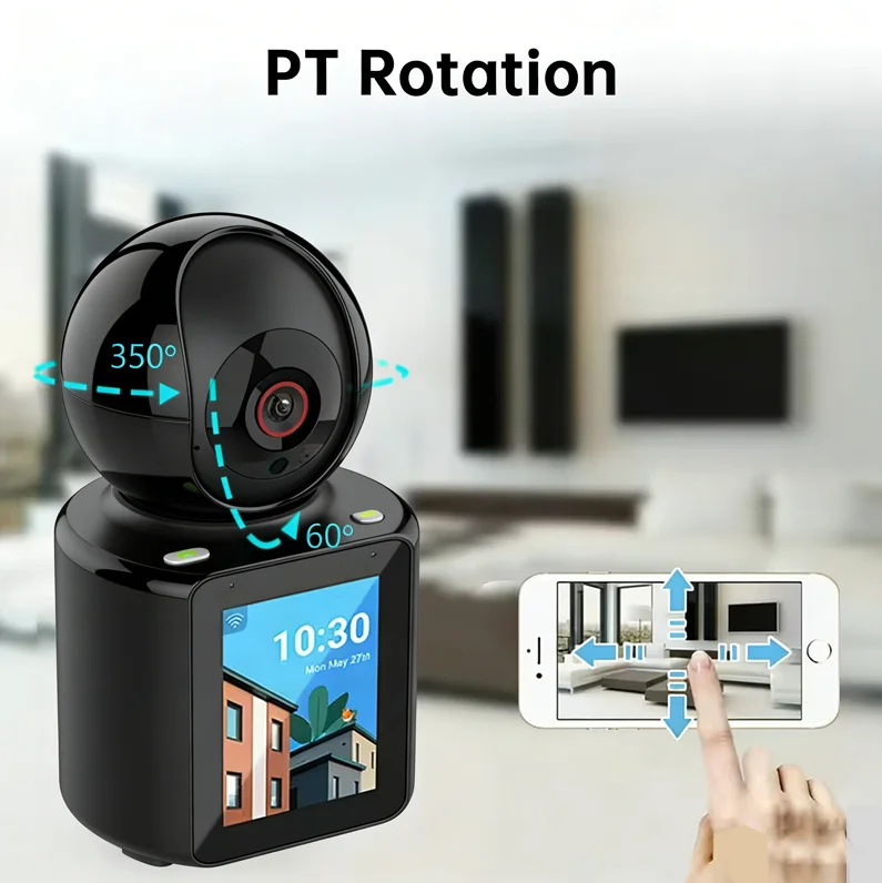 

HT 1080P Smart Home Security Camer with Two Way Audio WiFi Wireless CCTV HD Video Call Baby Monito