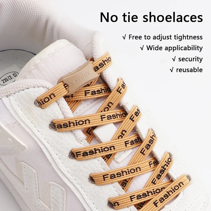 

No More Tying Shoelaces Upgrade Your Shoes with Our Elastic Shoe Laces Without Tie for Sneakers Lazy Shoelace Accessories 1 Pair