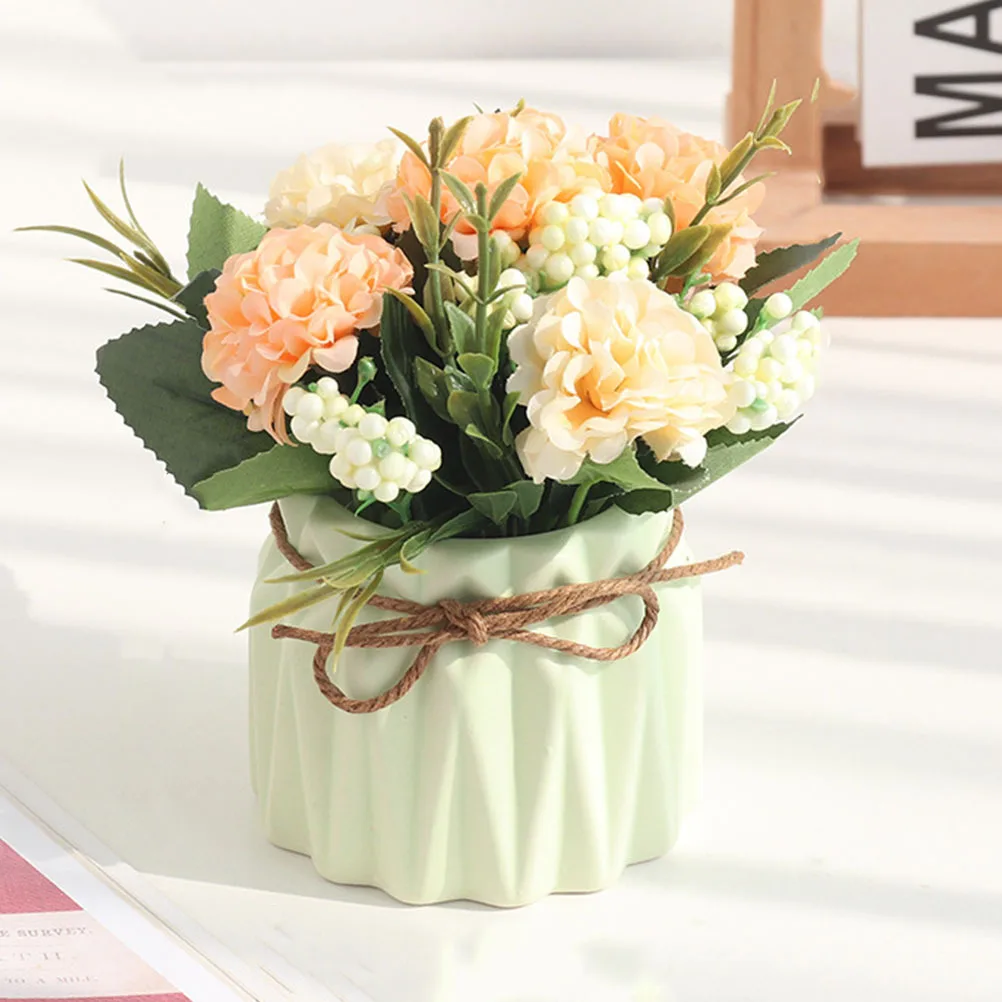 

2Pcs Lifelike Artificial Bonsai Potted Plant Lightweight Decoration for Home Office Desktop Decor Artificial Flower Plant Bonsai