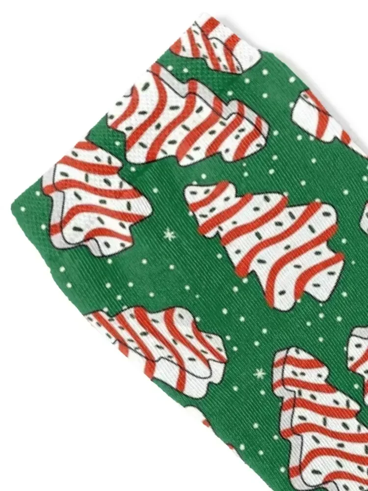 Christmas Tree Snack Cake Green Socks sports and leisure winter gifts Stockings man snow Designer Man Socks Women's