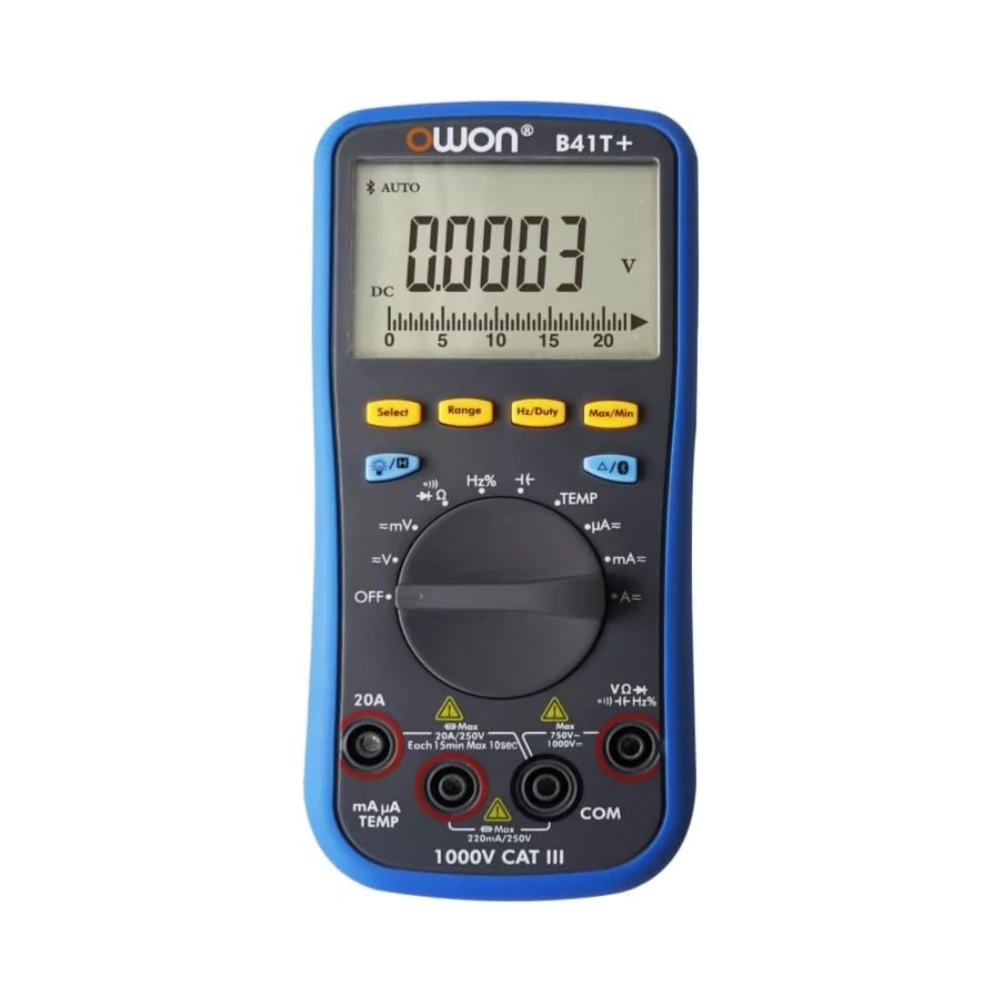 OWON B41T+ Digital BT Multimeter 22000 Counts True RMS Auto-ranging AC DC Voltage Current Tester Offline Record Universal Meter