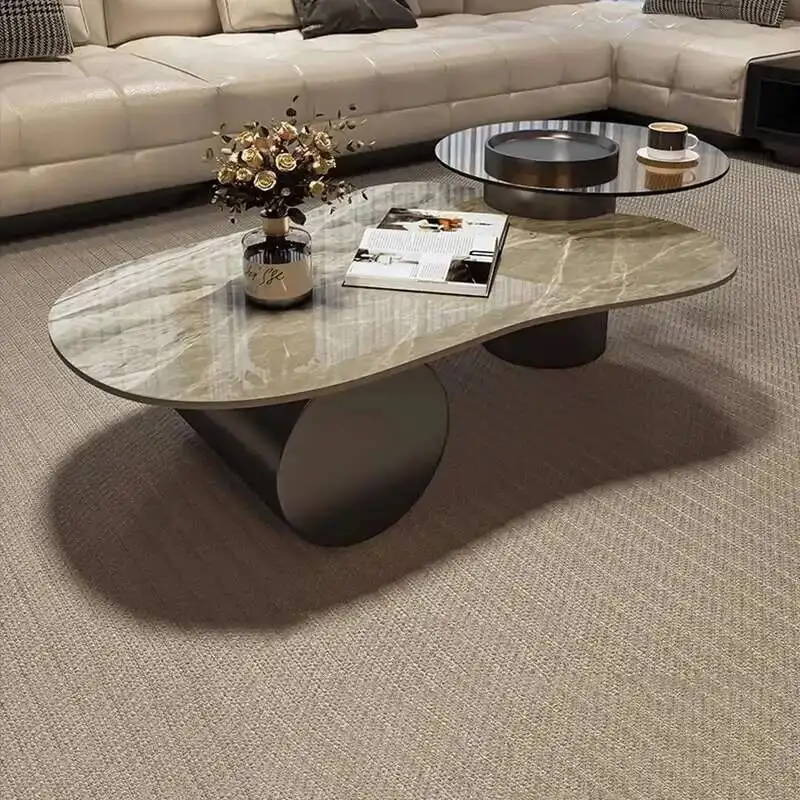 

Space Coffee Table Italian Saving Standing Minimalist Designer Modern Aesthetic Side Table Nordic Kaffee Tische Home Furniture