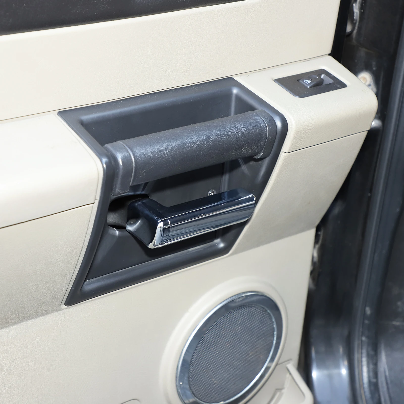 ABS Bright Black For Hummer H2 2003 2004 2005 2006 2007 Car Interior Door Handle Decoration Cover Stickers Trim Auto Accessories