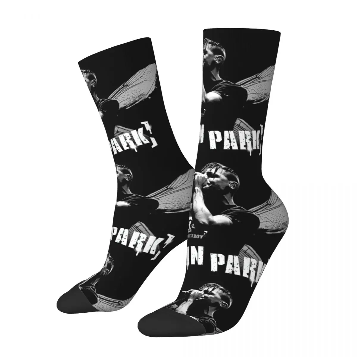 

Happy Funny Male Men Socks Novelty Linkin-Parks Sock Polyester Sport Women's Socks Spring Summer Autumn Winter