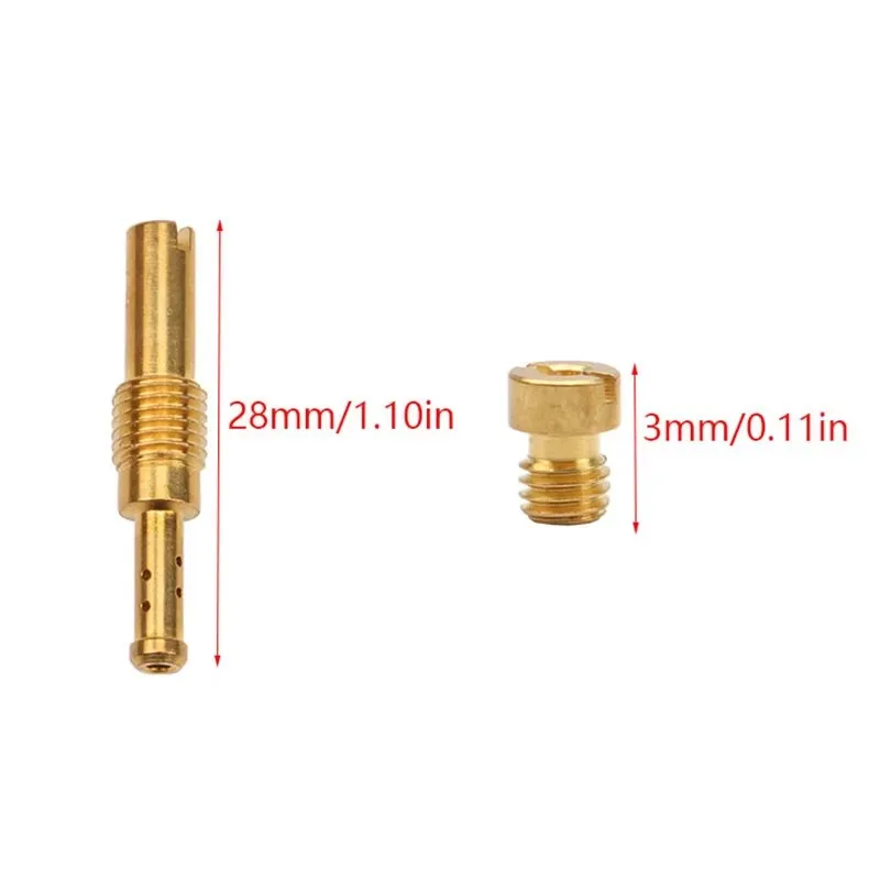 motorcycle spare parts Pack of 1 set Motorcycle Carburetor for PWK Universal Main Jet Slow/Pilot Jet Holder Needle