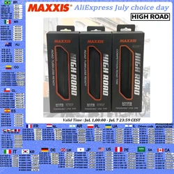 MAXXIS HIGH ROAD 28X25 700X25 28 32C SL 700X23 25 28C For Road Bike e-bike Bicycle Anti Puncture Folding Tire