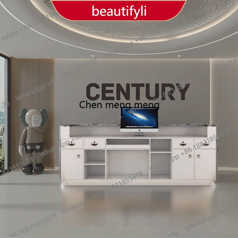 

M45 Modern Company Reception Desks Executive Restaurant Shop Beauty Hotel Customer center Design Comptoire Accueil Lounge