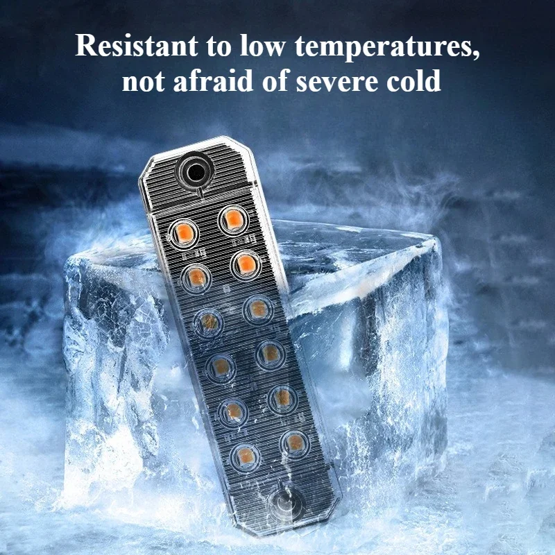 1 قطعة العالمي مكافحة تحذير LED ضوء إحترافي الطوارئ ضوء وماض لسيارة دراجة نارية شاحنة فان #4