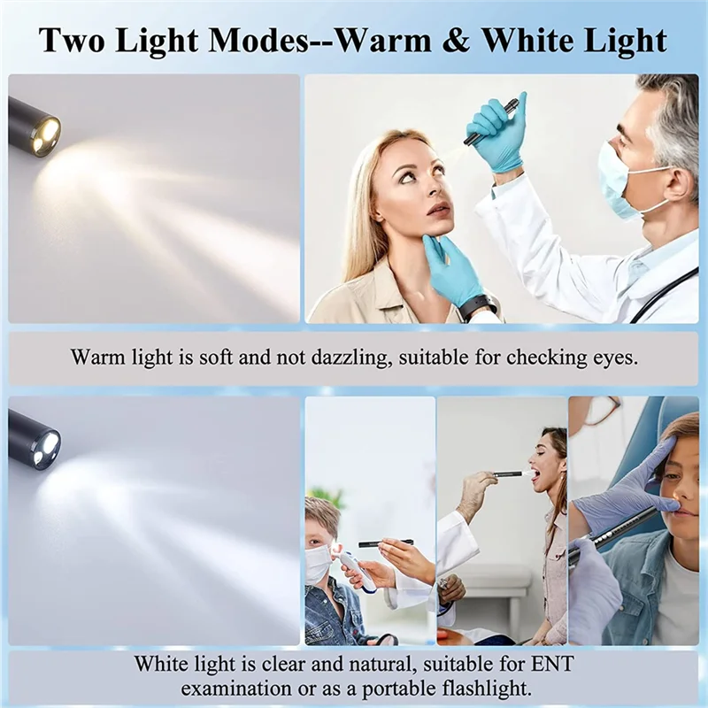 

Pen Light Rechargeable Pen Light With Pupil Gauge LED Penlights For Nurses Nursing Student
