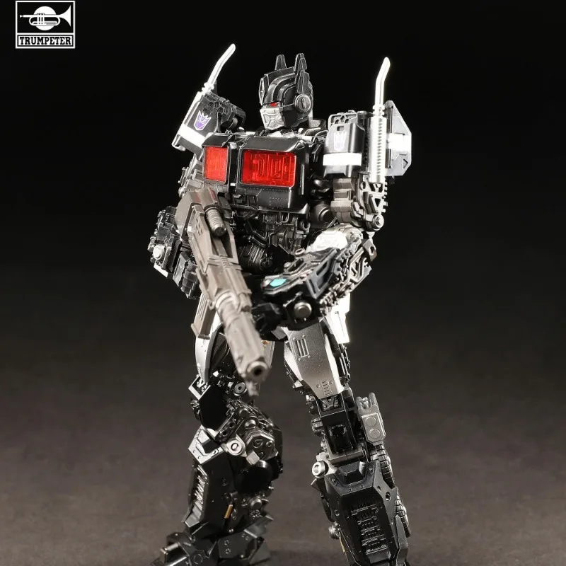 Trumpeter Transformers Animazione Film Fumetti Giocattoli periferici Bumblebee Block Assembly Azione Modello mobile Collezione di figure
