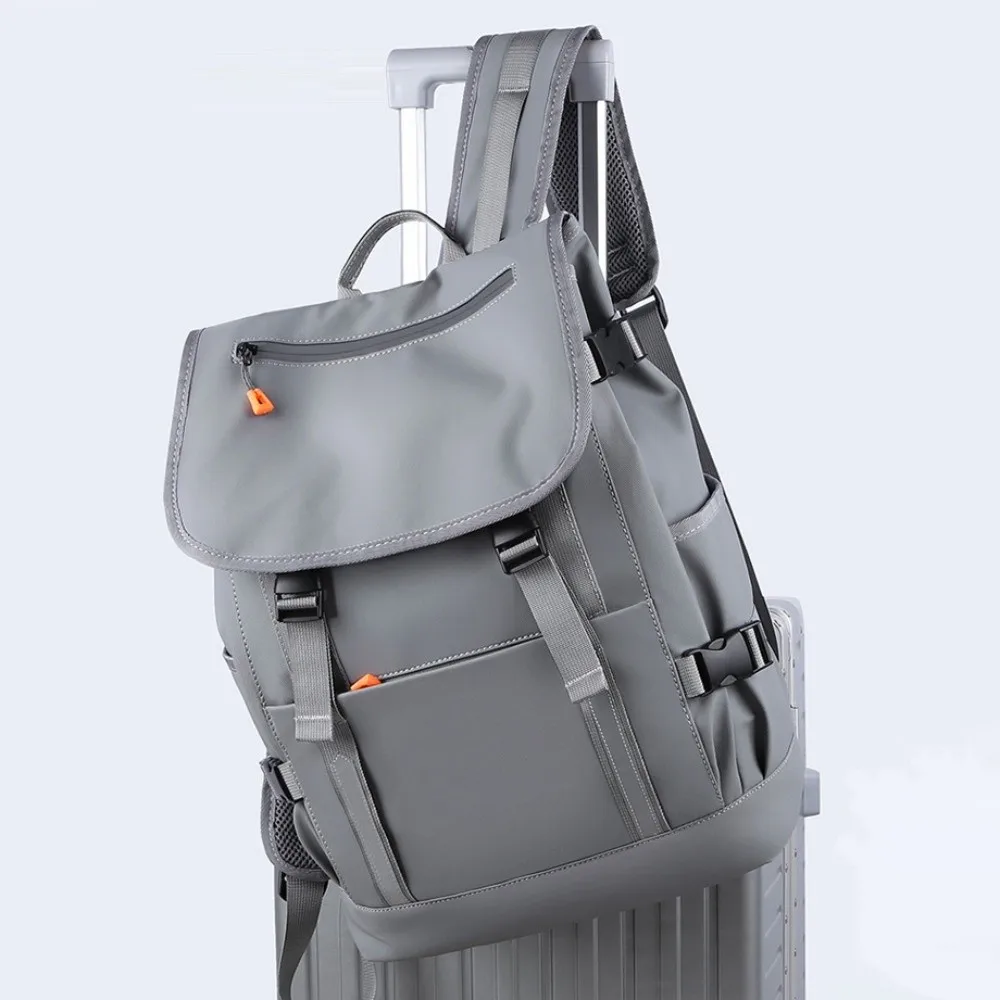 Borsa da uomo alla moda di grande capacità Borse da scuola portatili multistrato da uomo Zaino da viaggio leggero e impermeabile Sport all'aria aperta