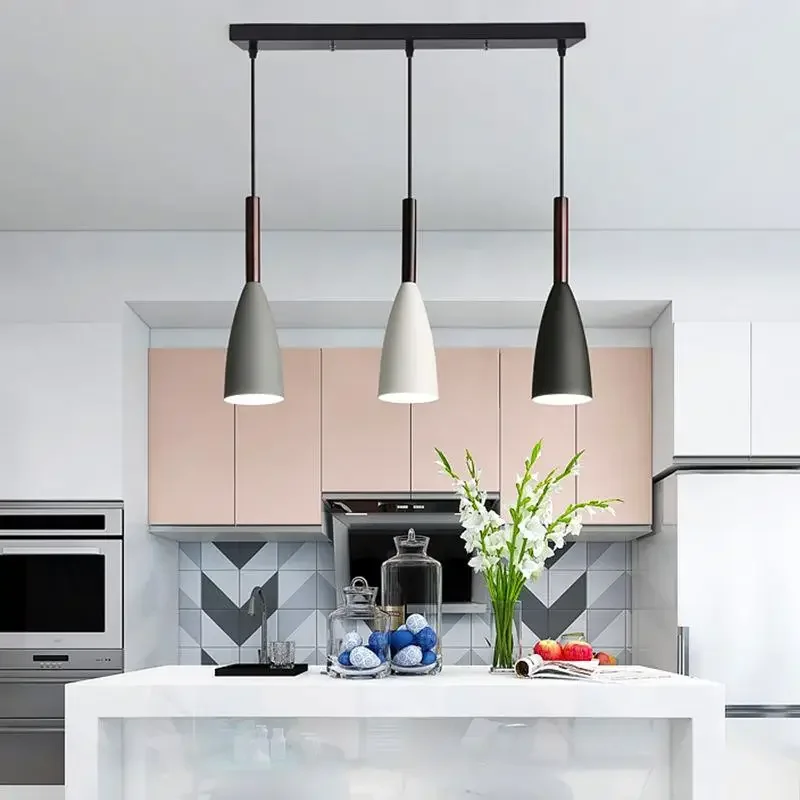 

Nordic Minimalist Pendant Light Modern Hanging Lamp Dining Table Kitchen Island Lighting Fixture Dining Room