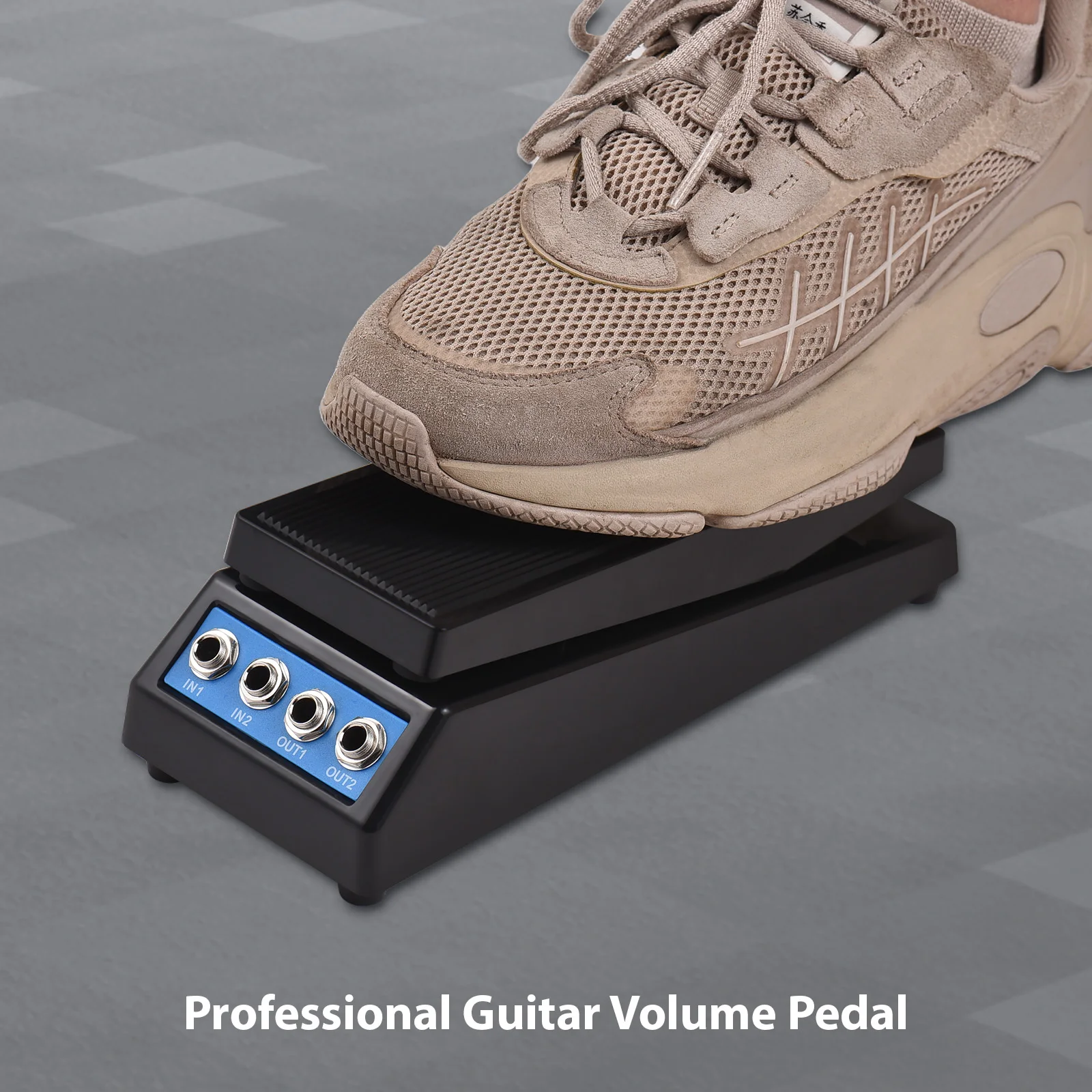 Guitar Pedal Professional Guitar Volume Pedal Volume Adjustment Mono/Dual Channel 6.35mm Input/Output Guitar Volume Pedal