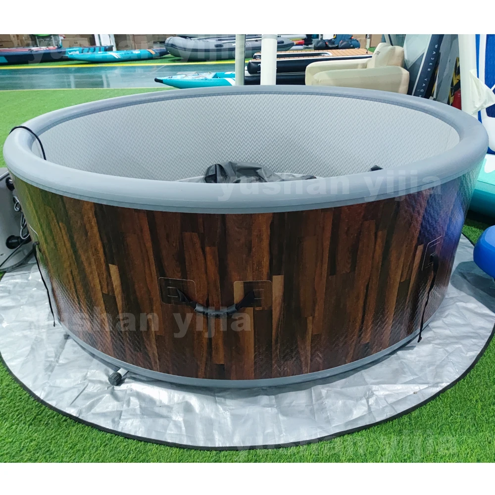 

New Arrival Hot Sale Outdoor Portable Inflatable Hot Tub With Machine Custom