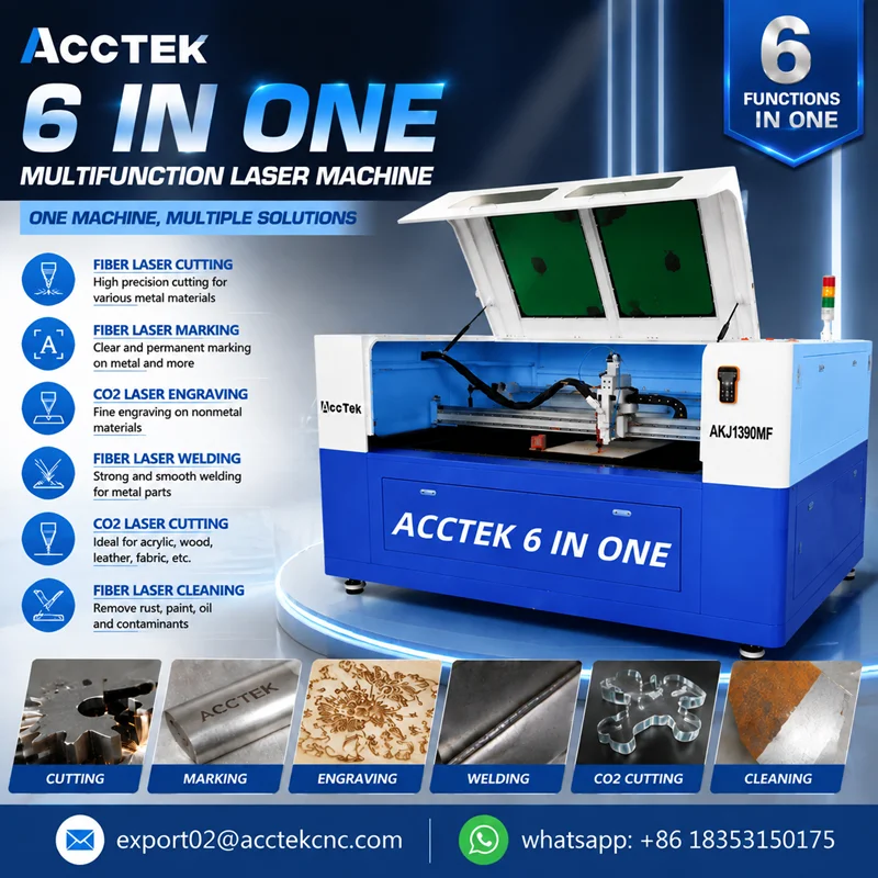 Industrial Laser Marking Machine - Mesin Laser Industri 6 in 1: