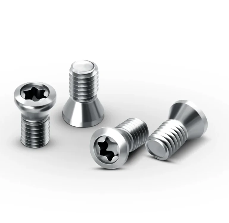 CNC Tool Accessories Screw M1.6 1.8 2 2.5 3 3.5 4 5 6 Milling Tool Holder, Cutterhead, Pressure Plate Blade, Plum Blossom Screw