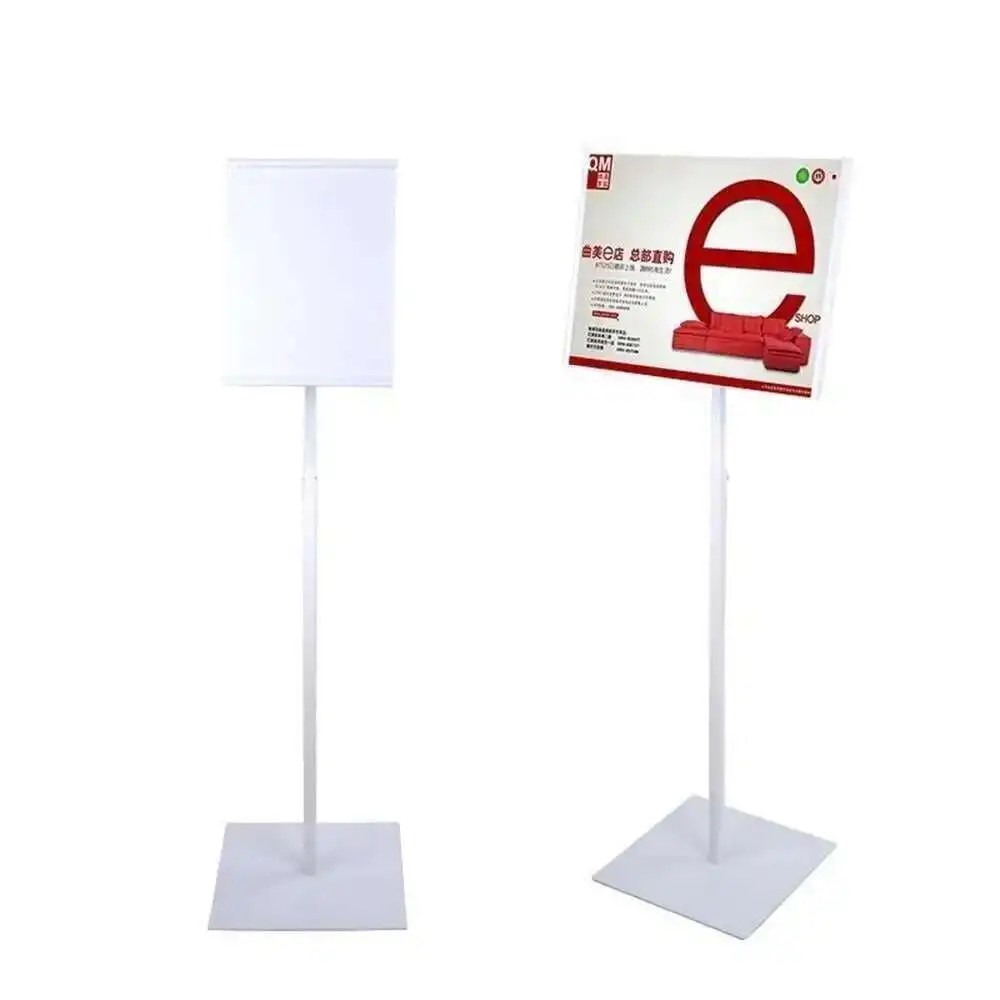 Vertical Horizontal Rotational Poster Frame A4 Floor Stand Advertising Food Banner Rack Kt Board Holder Menu Stand Menu Display