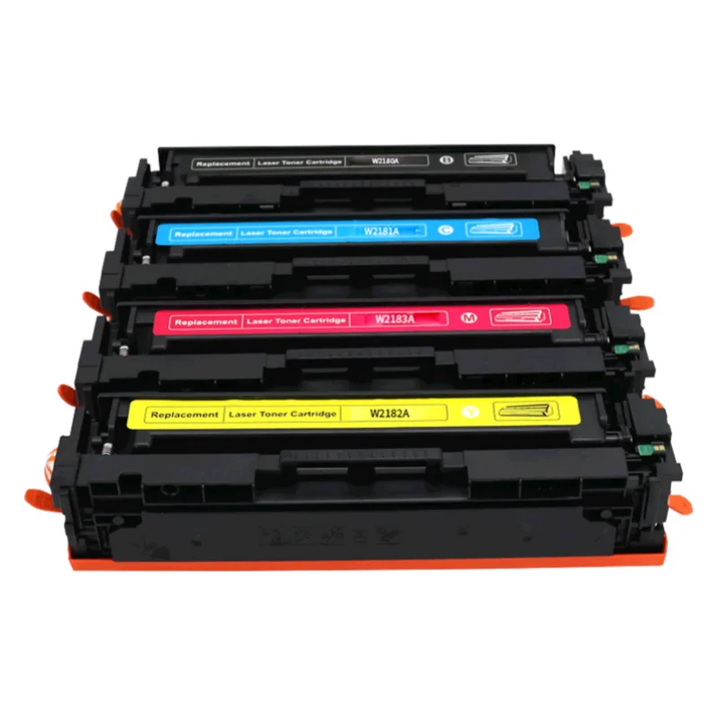 4Pcs W2180A W2180X Toner with Chip 218X 218A Compatible for HP Pro 3201dw 3301cdw 3301fdw 3301sdw 3301fdn Toner Cartridge