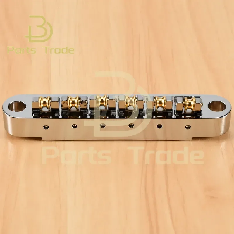 for Silver Tune-O-Matic Electric Roller Saddle Bridge LP Electric Guitar Bridge Made in Korea