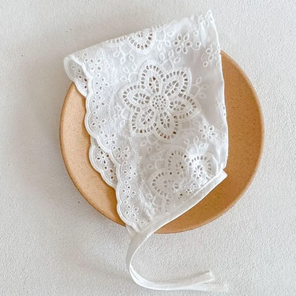 

Anti-UV Soft Lace Mesh Hat Cotton Breathable Bonnet Hat Beanie Hats Newborn Baby
