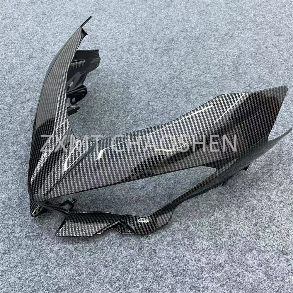 Motorcycle fairing ZX-4R ZX400 head cover head shell 2018 2019 2020 2021 2022 2023 2024 2025 18-25 Carbon fiber paint