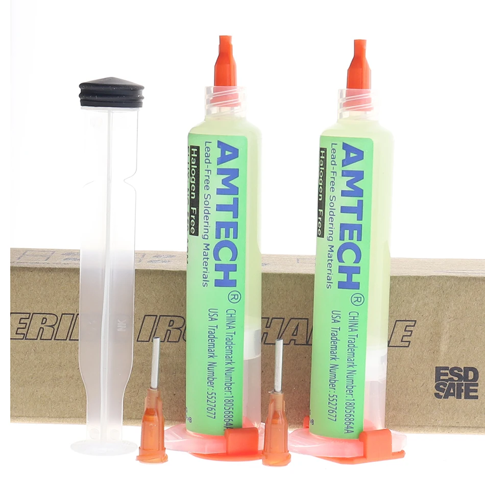 100% Original AMTECH NC-559-ASM BGA PCB No-Clean Solder Paste Welding Advanced Oil Flux Grease 10cc Soldering Repair Paste