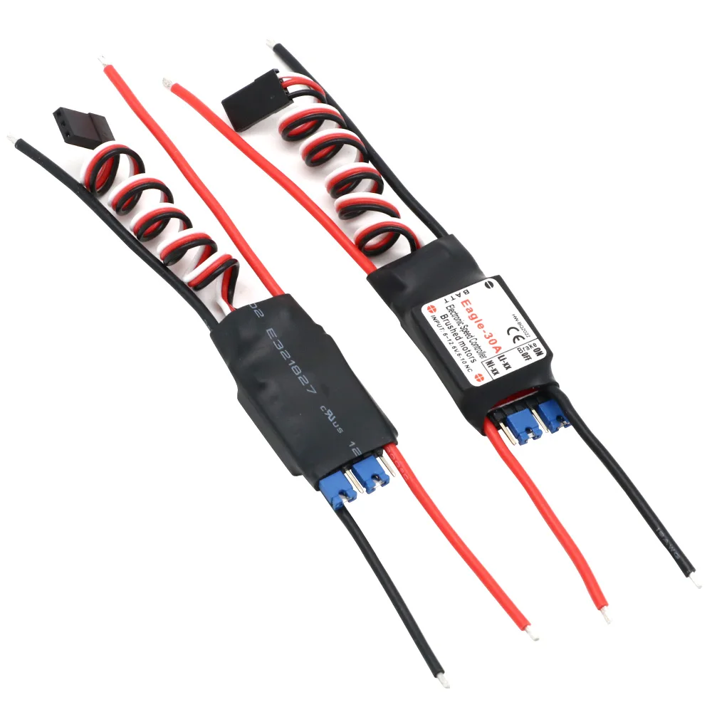 Eagle 20A/30A 2-3S Brushed ESC Speed Controller 5V/1A BEC 2kHz PWM For RC 370 380 390 280 270 Airplane Toys