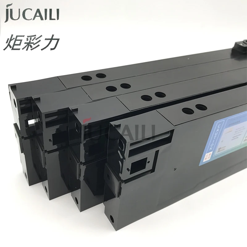 JCL 4 Pieces UV/Solvent 220mL Ink Cartridge with Level Sensor for Mimaki Mutoh Roland Wit-color Inkjet Printer