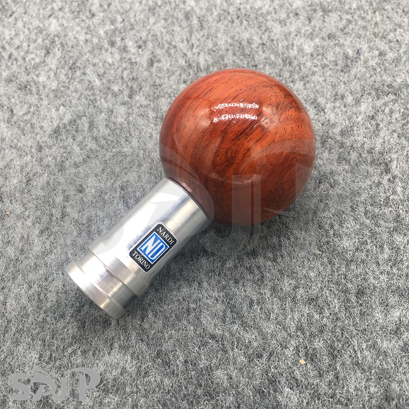 Car Real Wood Gear Shift Knob JDM Manual Gear Lever Knob Peach Wood Gear Shift Knob 5/6 Speed Wooden Knobs Universal Car Handle