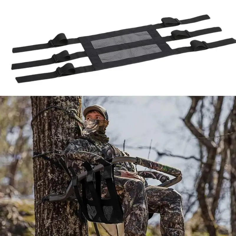 Tree Stand Seat Replacement Lightweight Quick-Drying Hunting Seat Self-Locking Buckles Hunting Tree Stand Accessories For