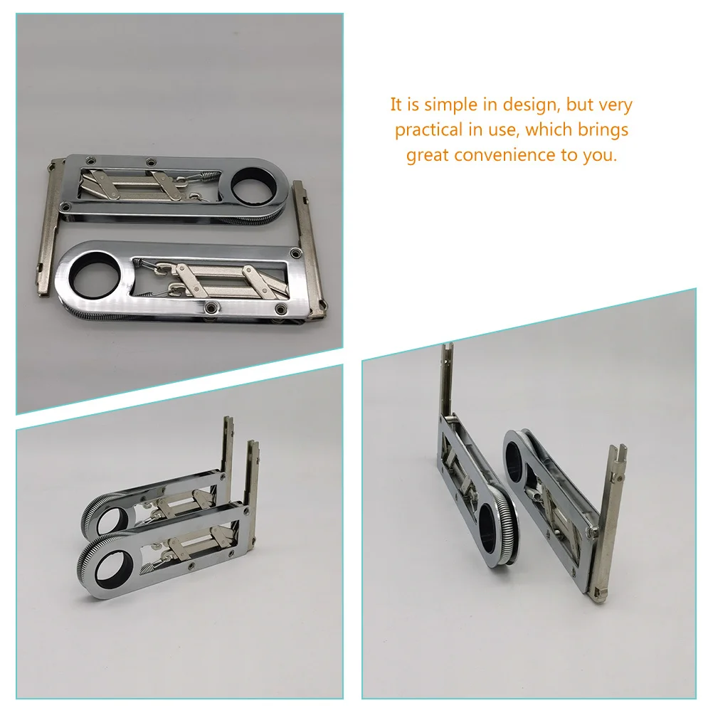 

Silent Self Closing Cabinet Door Hinge Chrome Steel Durable Easy Install Stable 90 Degree Folding Corner Support