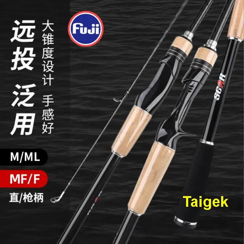 ZZ278 1.98m 2.1m 2.28m Fast Action Lure Spinning Fishing Rod Hi-Carbon X Wrapped Fuji Ring and Reel Seat Good Quality