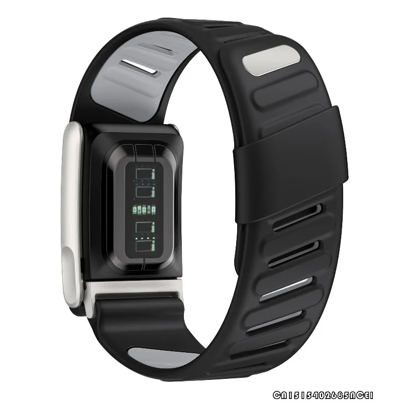 Dual-Color Elastic Silicone Band, Waterproof Replacement Wrist Strap, Official Same Style Compatible with Whoop 5.0 MG