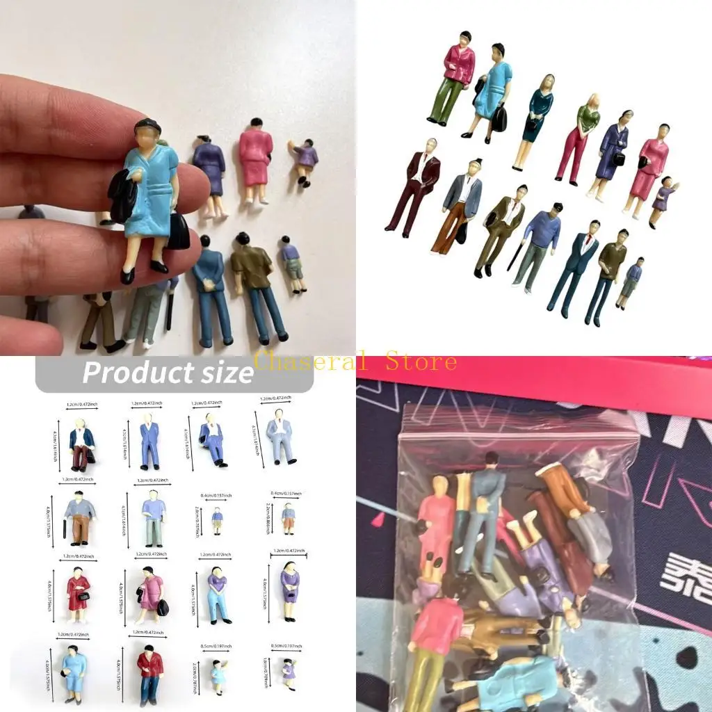E7CE Plastic Miniature Humans Hobby Train Figure For Architecture Student Project