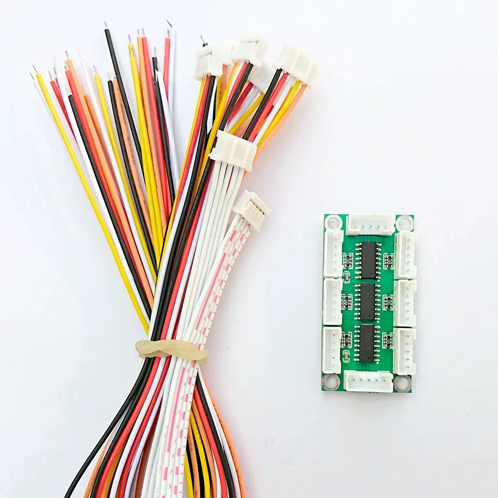 74HC165 لإدخال التشغيل لساجل التحول في لوحة التمدد الرئيسية