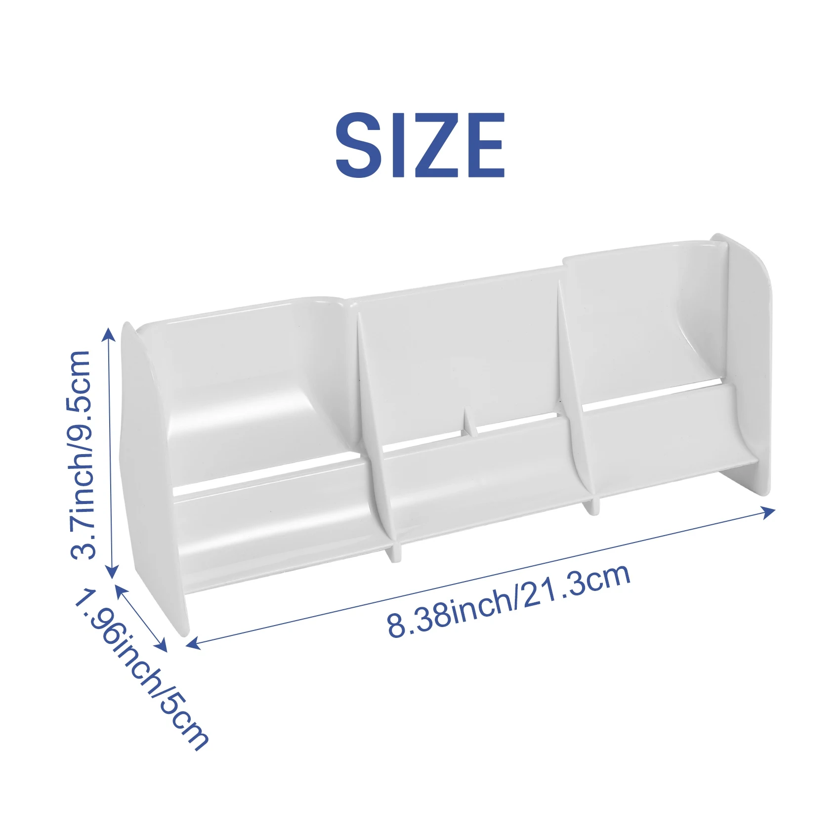현대적인 1:8 버기 RC 자동차 전기 구동 트럭용 플라스틱 꼬리 날개 흰색
