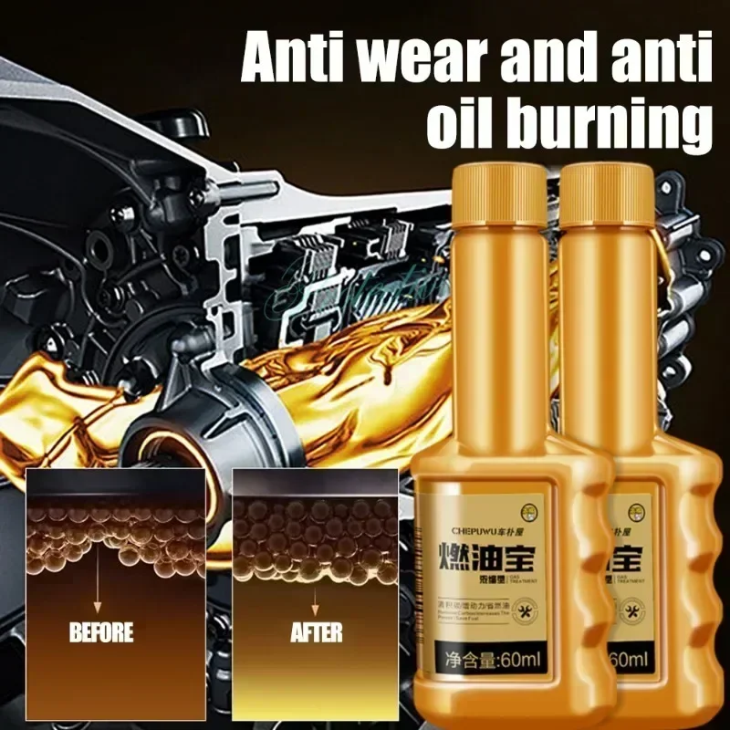 60ml Autoreiniger Brandstofinjector Schoon Gereedschap Auto Motor De-Carboniser Reinigingsmiddel Benzine Saver Additief