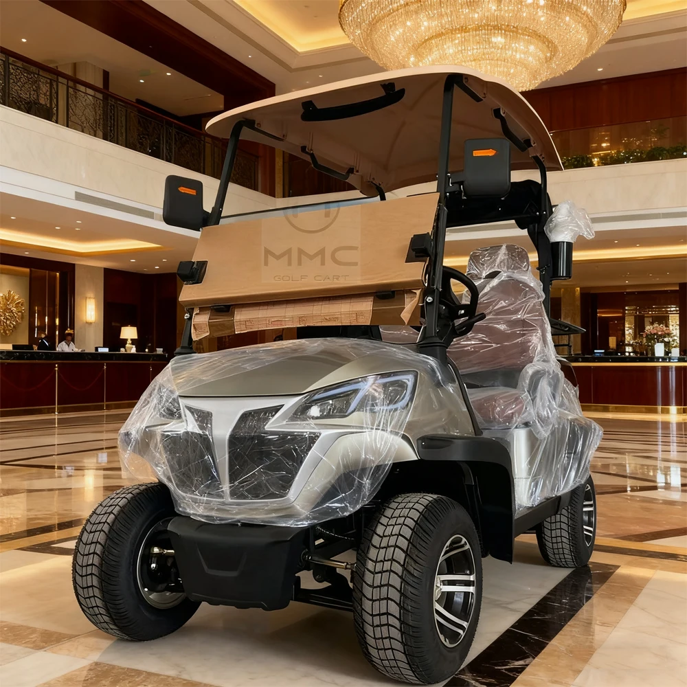 New Design 48v Mini Electric Golf Cart with Seats 4kw Motor CE Certified 2 Passenger Sightseeing Car Compatible with Club Car