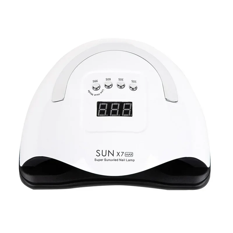 UV LED-lamp voor manicure, nageldroger voor het uitharden van UV-gel, 180W nagelgereedschap met sensor LCD-scherm