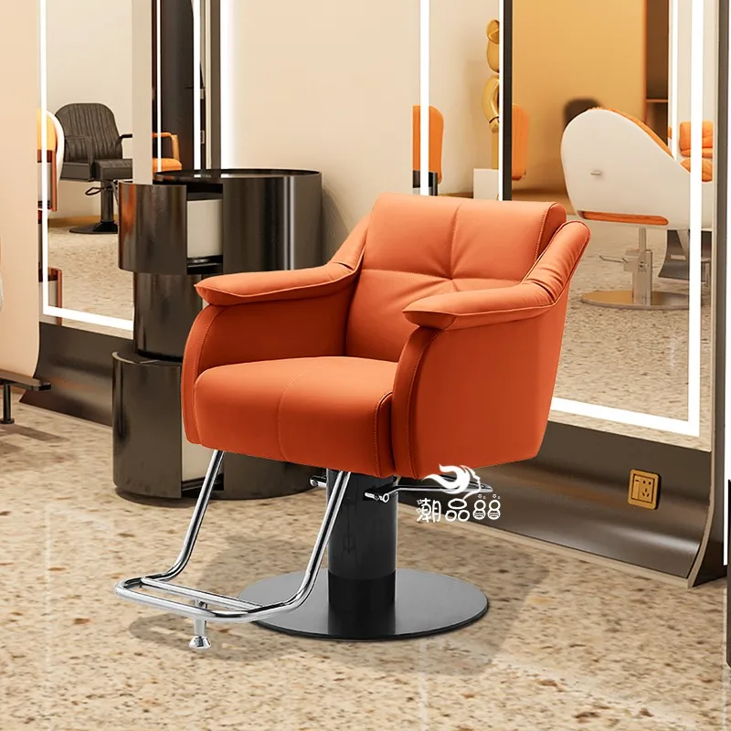 Barbiere Parrucchiere Poltrone da barbiere Moderno ergonomico Semplice Tintura per capelli Sedia Ascensore Girevole Mobili da salone Silla De Barberia FYBC