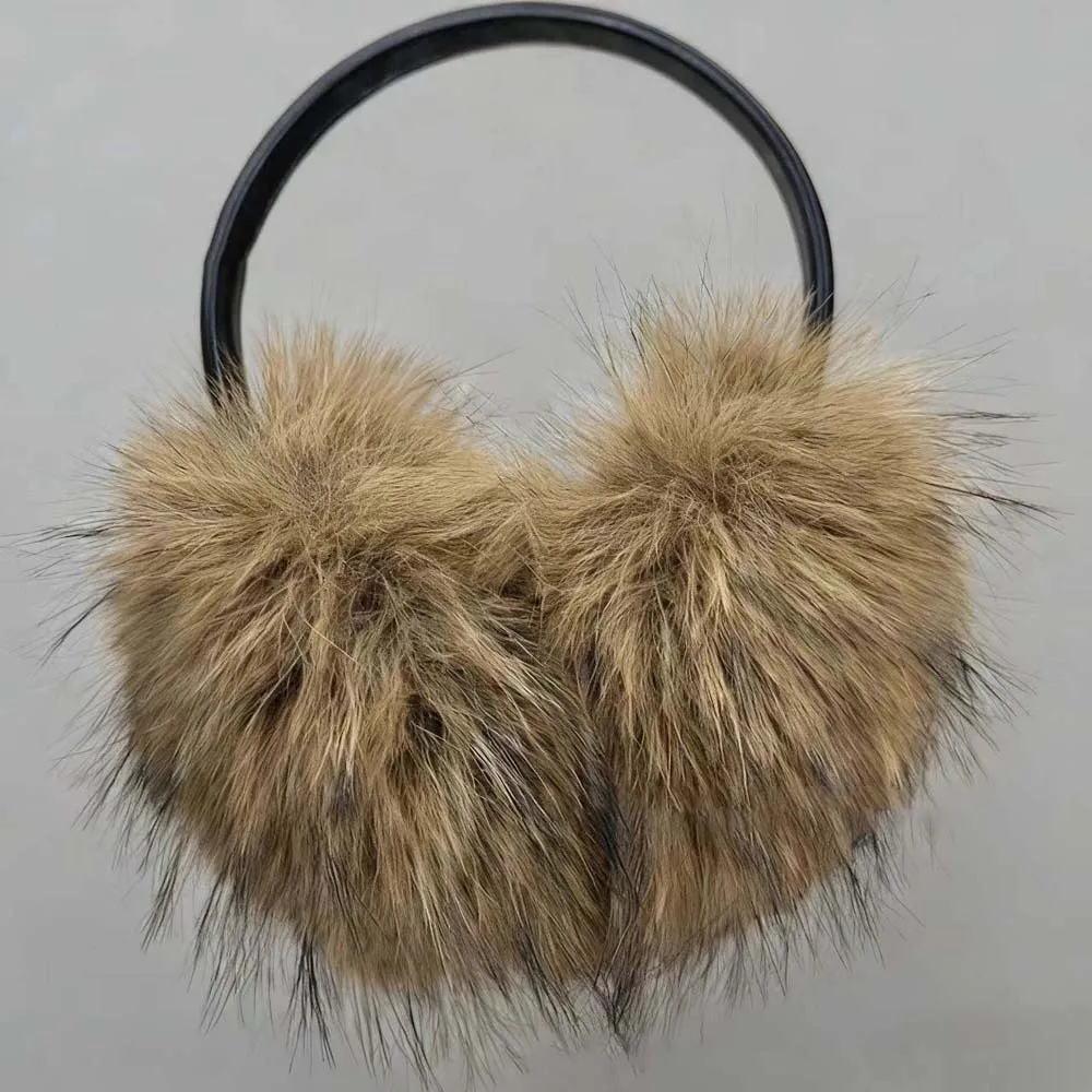 مريحة Y2K فو فرو المنك غطاء للأذنين مكافحة البرد يندبروف غطاء للأذن لينة الأذن تدفئة الشتاء رشاقته إيرفلاب النساء